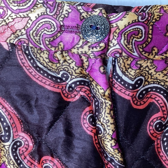 Byer California Vintage Quilted Maxi Skirt 9/10 - Picture 4 of 8